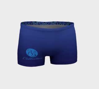 Platinum P Collection Workout Shorts Blue Star Mandala Pattern preview
