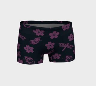 Westcoast garden black and purple shorts preview