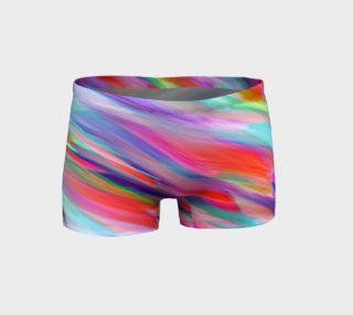 Colorful digital art splashing G399 Shorts preview