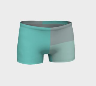 Grey with Teal Accents Shorts preview