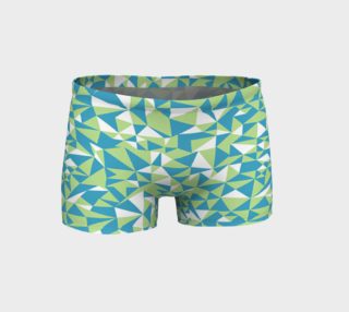 Blue and Green Geometrics Boy Short preview
