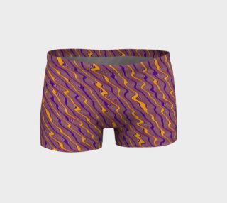 Orange Purple Crazy Stripes Shorts preview