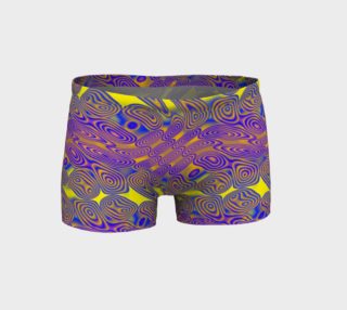 Blue Yellow Dotted Twist Shorts preview