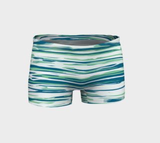 Blue and Green Striped Shorts preview