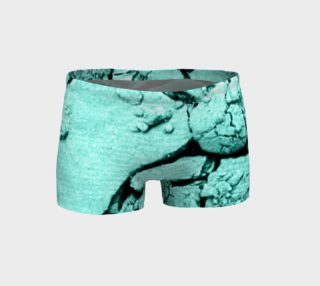 Teal Cracks Shorts preview