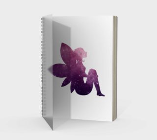 Purple Fairy Spiral Notebook preview
