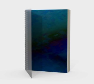 Ocean Ombre Spiral Notebook preview