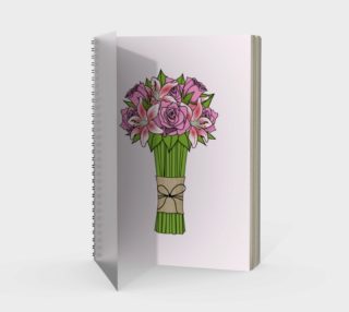 Aperçu de Bouquet of Flowers Spiral Notebook