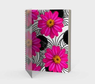 Aperçu de Hot Florals - Spiral Notebook