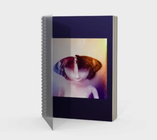 Moth Girl Spiral Notebook preview