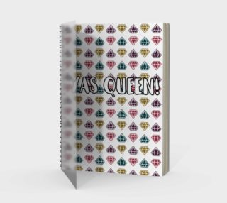 Aperçu de Yas Queen! - Colorful Diamond Notebook