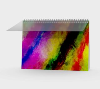 Abstract Paint Splats Spiral Notebook preview