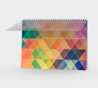 Geometric Texture Pattern Spiral Notebook preview