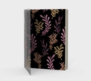Bronze and Black Floral Pattern preview