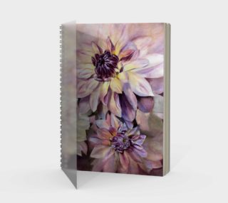 Dahlias Spiral Notebook preview