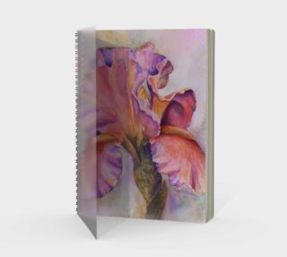 Pink Iris Spiral Notebook preview