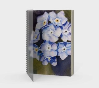 Forget-me-nots Spiral Notebook preview