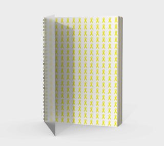 Aperçu de Yellow Ribbons Spiral Notebook