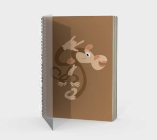ASL I Love You Monkey Spiral Notebook preview