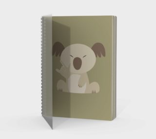 ASL I Love You Koala Spiral Notebook preview