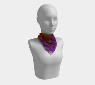 Sunset Jungle Leaves Square Scarf preview