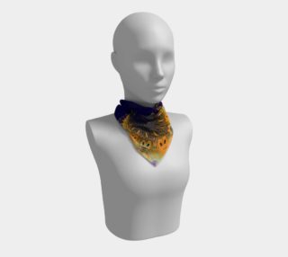 Twilight Jungle Leaves Square Scarf preview