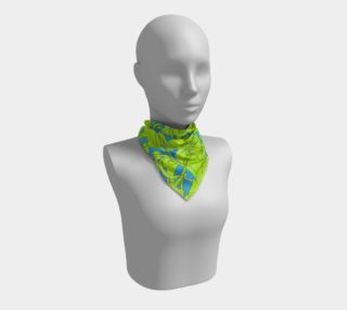chi chi cat scarf lime/ sky blue preview