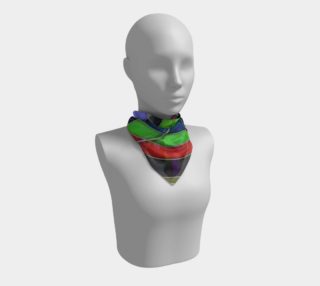 Trendy Silk Scarf:  Modern Abstract Kaleidoscope Pattern preview