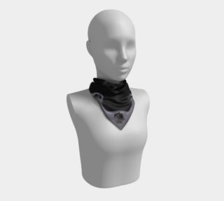 Black Rosy Square Scarf preview