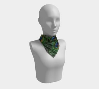 Peacock Feather Square Scarf preview