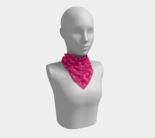 Hot pink dachshund scarf preview