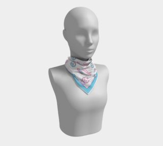Overwatch D.VA kawaii pattern scarf preview