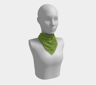 Green and Orange Mind Bend Square Scarf preview