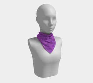 Purple Pineapple Twist Square Scarf preview