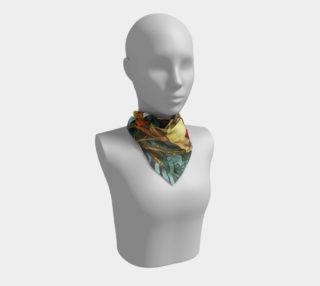 yellow flower large scarf preview