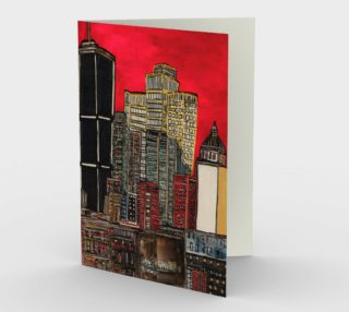 Montreal sous le rouge - MTL PACK WISHCARD - Carte de souahait preview