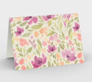 Sweet Lavender Watercolor Wild Flowers preview