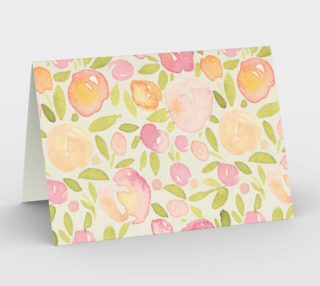 Soft Pink Watercolor Wild Flowers preview
