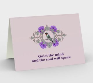 Aperçu de Hummingbird, Quiet the Mind, Meditation