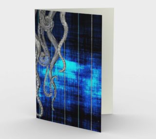 Deep Sea Octopus Tentacles Stationery Note Card preview