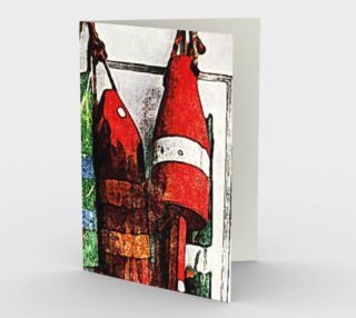 Beach Buoys Stationary Note Cards  aperçu