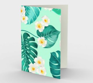 Tropical Palm Leaves and Flowers preview
