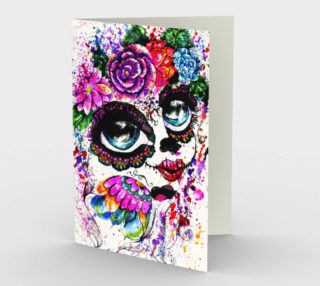Sugarskull Girl in Flower Crown preview
