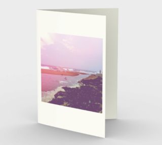 pink beach card preview