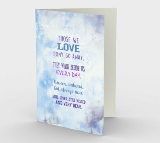 Aperçu de 0618. Those We Love Don't Go Away Card by Deloresart