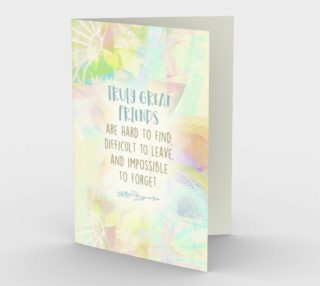 0591 Truly Great Friends Card by Deloresart preview