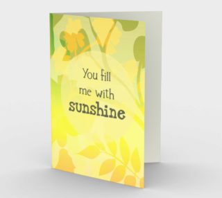 0449 You Fill Me With Sunshine Card by Deloresart preview
