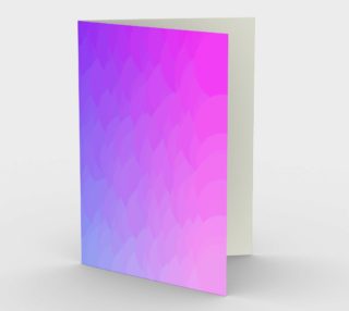  Purple Pink Blue ombre flame  stationary card preview