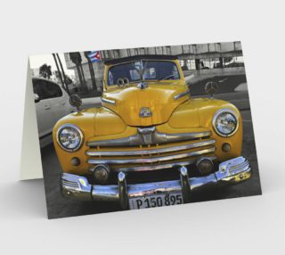 Cuban Car - Yellow with Grill - Garth Gilker preview