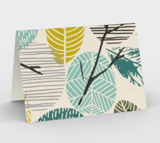 Retro Vintage Abstract Leaves preview